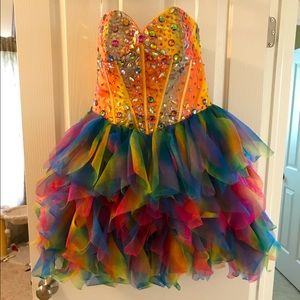 Precious Formals sz 6 short dress homecoming prom